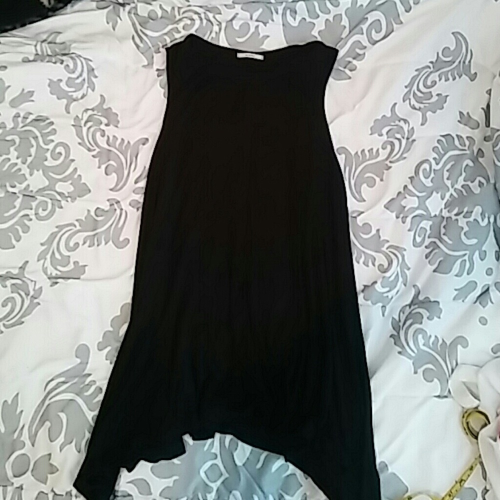 Flowy crew neck cotton dress
